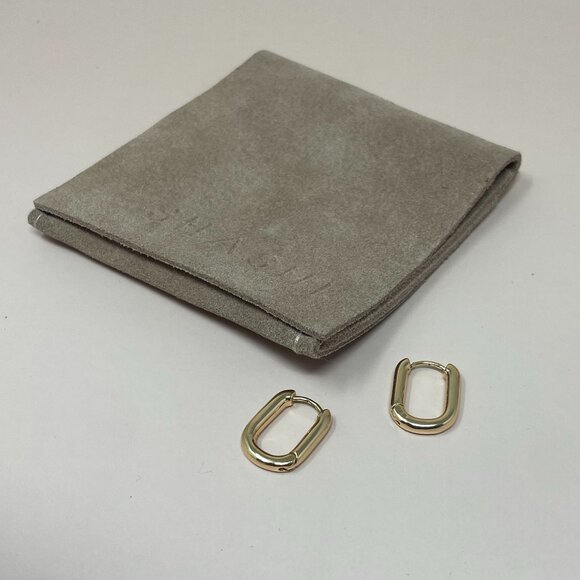 SHASHI Jewelry - Shashi | Cosmo Huggie Earrings in Gold